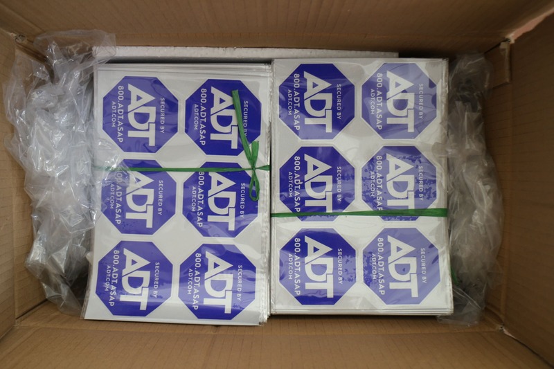 ADT Security Sign Stickers - 